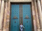 Me in front of Cuenca's newest cathedral