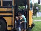 Colt giving his momma a kiss!