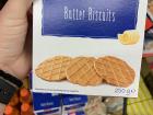 Butter biscuits in Ireland...  I call them thin, buttery cookies!