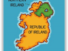 This picture shows the clear divide between Ireland; they have different government systems and different currency