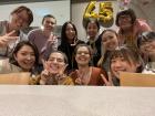 Welcome party for the residents of my dorm unit