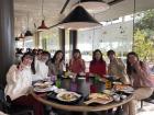 Lunch and language exchange with the Japanese students at KGU