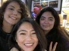 Chelsea and me with Katha, an international student from Germany, at Dotonbori