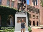 During my freshman year of college, I took a picture with Tommy Trojan, the USC mascot!