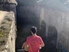 Exploring prisons from the 1870's in the mountains of Pamplona with other exchange students