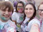 Hanging with some friends at the Color Festival back home