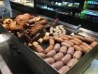 Even grocery stores roast fresh meat for people to eat!