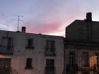 A beautiful sunset view from my balcony in Bordeaux
