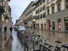 You'll see lots of bicycles throughout Florence
