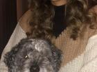 My dog Oreo with me 