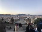 Beautiful view from the National Museum of Art of Catalonia 