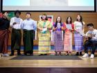 The speakers of Burmese from Myanmar performing in Burmese language. 