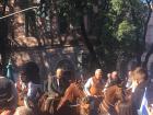 Celebrating with horseback riders at Feria de Mataderos (25 May 2018)