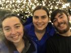 My brother and sister and me in Bethlehem at Christmas