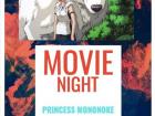 The poster for Japan Society's screening of "Princess Mononoke", a popular anime movie produced by Japanese animation company Studio Ghibli