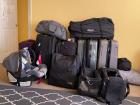 These are all of the bags we brought with us