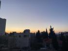 This is the sunrise from the balcony at my apartment