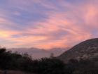 Beautiful sunset over the Andes