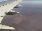 Flying over the Kalahari