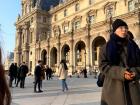 My professor decided we were going to have class outside of the Louvre!