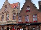 Brick Gothic buildings in Bruges