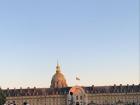 Rive Gauche--Invalides, built by Napoleon for his injured soldiers to live and recover, was eventually converted to a museum and is also Napoleon's final resting place. People gather in front area to lounge, eat and watch the sunset with friends!