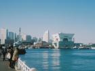Minato Mirai, or the Port of the Future in Yokohama. Due to its proximity to the sea and trade routes, Yokohama has experienced relative economic prosperity for years