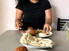 While practicing languages, mi amiga Nathy and I decided to go to a local Lebanese restuant! 