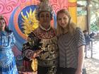 We watched a cultural dance that included extravagant costumes, acting and singing; we learned about how song and dance can tell stories across generations