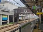 Waiting at Takadanobaba Station to catch the Yamanote Line train going to Shinjuku and Shibuya
