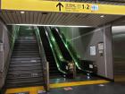 "Tenji blocks" inside Nishi-Waseda Station