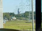 A view of Ushiku Buddha statue from my seat in the tour bus while returning from my Ibaraki field trip