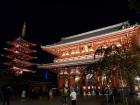 Sensoji (Asakusa Kannon Temple) is a very popular tourist spot during the day in Tokyo