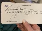 Boarding pass to Sweden!