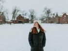 Me at college when there was a snow day!