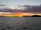 A beautiful sunset during our time in Tyresö