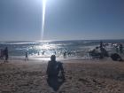 I'm soaking in the sun on Clifton Beach 2