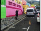 Tourists taking pictures in Bo Kaap