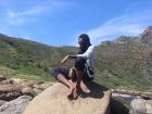 My first picture in South Africa, at Silwerstroomstrand beach