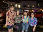 My friends J.T., Emily, Nadiya and me visiting downtown Auckland, New Zealand