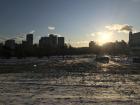 This picture perfectly captures the idea of "snow with sun" that Russians love so much
