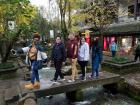 My friends and me at a river town close to Chengdu