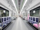 The train in South Korea has designated seating (in pink) for pregnant women (Google Images)