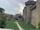 The inner wall of Carcassonne where soliders could throw stuff down onto invading soliders
