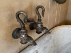 Detailed faucets in the Villa Kerylos