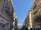 A street in the "New Town", Nice, which was built when the city was a part of the Kingdom of Sardinia--explains the very Italian vibe