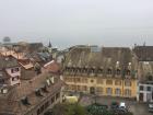 If you look closely at this photo of the town of Nyon, you can see a lake with a ferry that goes straight to France!
