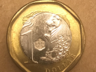 The Merlion symbol can be seen on the newer Singapore Dollar Coins