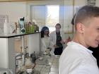 My students led a chemistry demonstration and taught younger students how to make gunpowder