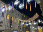 Graz has Christmas decorations featuring all of the city's major landmarks